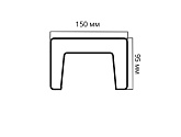 Артикул Брус 150X95X4000, Серый Кипарис, Архитектурный брус, Cosca в текстуре, фото 2